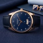 Parmigiani Fleurier Tonda PFS222-1000601-HA3131 (2020) - Blue dial 39 mm Rose Gold case (3/7)