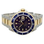 Rolex Submariner Date 16613 (1991) - Purple dial 40 mm Gold/Steel case (4/6)