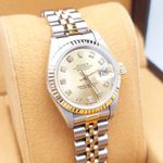 Rolex Lady-Datejust 79173 (1999) - Champagne wijzerplaat 26mm Goud/Staal (3/8)