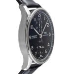 IWC Portuguese Chronograph IW371447 (Unknown (random serial)) - Black dial 41 mm Steel case (7/8)