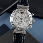 IWC Da Vinci Perpetual Calendar IW375011 (1995) - White dial 39 mm Steel case (3/8)