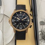 IWC Aquatimer Chronograph IW379503 (Onbekend (willekeurig serienummer)) - Zwart wijzerplaat 43mm Brons (1/8)