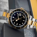 Rolex GMT-Master II 16713 (Unknown (random serial)) - Black dial 40 mm Gold/Steel case (2/8)