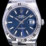 Rolex Datejust 41 126334 (2022) - Blue dial 41 mm Steel case (1/8)