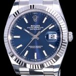 Rolex Datejust 41 126334 (2022) - Blauw wijzerplaat 41mm Staal (1/8)