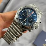 Breitling Chronomat 42 AB0134101C1A1 (2023) - Blue dial 42 mm Steel case (7/8)