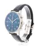 IWC Portuguese Chronograph IW371615 (2020) - Groen wijzerplaat 41mm Staal (2/6)