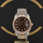 Rolex Datejust 41 126331 (2022) - Bruin wijzerplaat 41mm Goud/Staal (1/7)