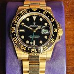 Rolex GMT-Master II 116718LN (2018) - Black dial 40 mm Yellow Gold case (3/5)