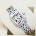 Cartier Panthère 66921 (1995) - White dial 22 mm Gold/Steel case (1/8)