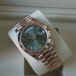 Rolex Day-Date 40 228235 (2026) - Green dial 40 mm Rose Gold case (4/7)