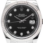 Rolex Datejust 41 126334 (2018) - Zwart wijzerplaat 41mm Staal (2/2)