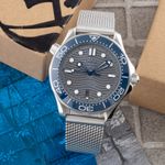 Omega Seamaster Diver 300 M 210.32.42.20.06.001 (Onbekend (willekeurig serienummer)) - Grijs wijzerplaat 42mm Staal (1/8)