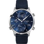 Glashütte Original Senator Cosmopolite 1-89-02-05-02-64 (2024) - Blauw wijzerplaat 44mm Staal (1/1)