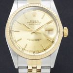 Rolex Datejust 36 16013 (1983) - Gold dial 36 mm Gold/Steel case (1/7)