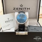 Zenith Elite 6150 03.2272.6150/51.C700 (2017) - Blue dial 42 mm Steel case (8/8)
