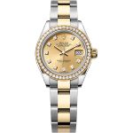 Rolex Lady-Datejust 279383RBR (2025) - Champagne dial 28 mm Gold/Steel case (1/1)