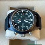 IWC Pilot IW378901 (Onbekend (willekeurig serienummer)) - Zwart wijzerplaat 44mm Keramiek (4/7)