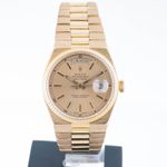 Rolex Day-Date Oysterquartz 19018 (1978) - Gold dial 36 mm Yellow Gold case (1/7)