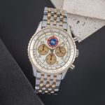 Breitling Navitimer D30022 (Unknown (random serial)) - Silver dial 38 mm Steel case (1/8)