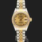 Rolex Lady-Datejust 69173 (1997) - Champagne dial 26 mm Gold/Steel case (2/8)