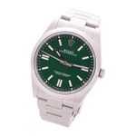 Rolex Oyster Perpetual 41 124300 (2025) - Green dial 41 mm Steel case (4/8)