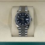 Rolex Datejust 36 126234 (2024) - Black dial 36 mm Steel case (5/8)