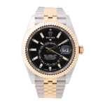 Rolex Sky-Dweller 336933 (2024) - Black dial 42 mm Gold/Steel case (1/4)