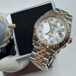 Rolex Lady-Datejust 279171 (2024) - Pearl dial 28 mm Steel case (7/8)