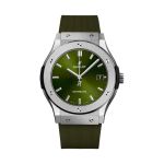 Hublot Classic Fusion 511.NX.8970.RX (2024) - Groen wijzerplaat 45mm Titanium (3/3)