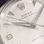 Rolex Oyster Perpetual 6444 (1957) - Wit wijzerplaat 31mm Staal (4/7)