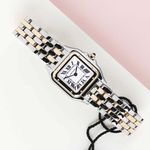 Cartier Panthère W2PN0006 (2024) - White dial 30 mm Gold/Steel case (1/8)