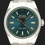 Rolex Milgauss 116400GV (2018) - Blauw wijzerplaat 40mm Staal (2/8)