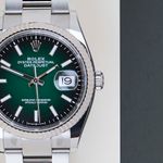 Rolex Datejust 36 126234 (2026) - Green dial 36 mm Steel case (5/8)