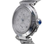 Cartier Pasha W31037H3 (2005) - Silver dial 38 mm Steel case (6/8)