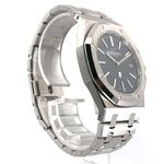 Audemars Piguet Royal Oak Jumbo 15202ST.OO.1240ST.01.A (2021) - Blauw wijzerplaat 39mm Staal (3/7)