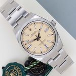 Rolex Oyster Perpetual 41 134300 (2026) - Beige wijzerplaat 41mm Staal (1/8)