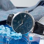 IWC Da Vinci IW373901 (Onbekend (willekeurig serienummer)) - Zilver wijzerplaat 33mm Geelgoud (2/8)