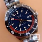 Mido Ocean Star GMT M026.629.11.041.00 (2024) - Blue dial 44 mm Steel case (2/8)