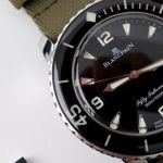 Blancpain Fifty Fathoms 5015-1130-52A (2020) - Zwart wijzerplaat 45mm Staal (4/8)
