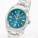 Rolex Milgauss 116400GV (2022) - Blue dial 40 mm Steel case (1/8)