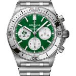 Breitling Chronomat 42 AB0134A91L1A1 (2026) - Groen wijzerplaat 42mm Staal (1/1)