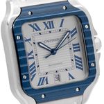 Cartier Santos WSSA0047 (2020) - Grey dial 40 mm Steel case (3/8)