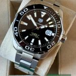TAG Heuer Aquaracer 300M WAY201A (2019) - Black dial 43 mm Steel case (3/7)