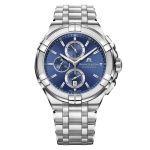 Maurice Lacroix Aikon AI1018-SS002-430-1 (2023) - Blauw wijzerplaat 44mm Staal (3/3)
