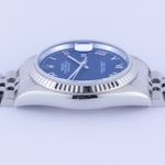 Rolex Datejust 36 16234 (1996) - Blue dial 36 mm Steel case (5/8)