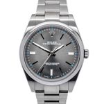 Rolex Oyster Perpetual 39 114300 (2016) - Grey dial 39 mm Steel case (1/7)
