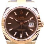 Rolex Datejust 41 126331 (2024) - Bruin wijzerplaat 41mm Staal (1/1)