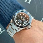 Rolex Submariner Date 16610 (1991) - Zwart wijzerplaat 40mm Staal (4/8)