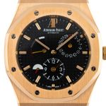 Audemars Piguet Royal Oak Dual Time 26120OR.OO.D002CR.01 (2016) - Black dial 39 mm Rose Gold case (2/6)